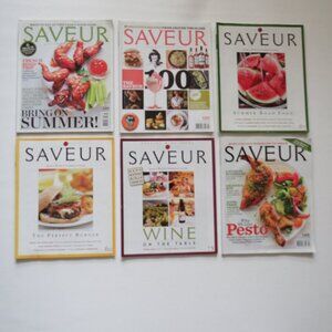 SAVEUR Magazines World Cooking Mixed Lot of 6 2002 – 2014 Set 7